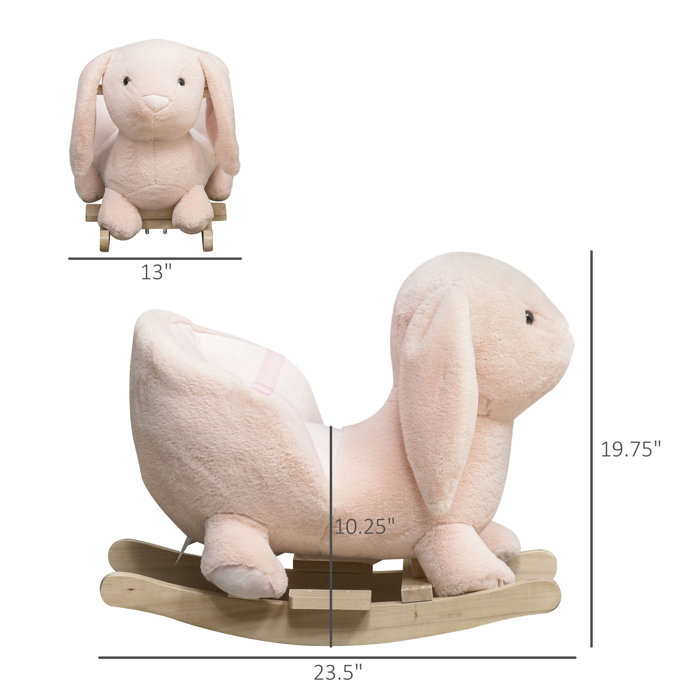 Jack Rabbit Elite Rocking Rabbit - Pink main image 1